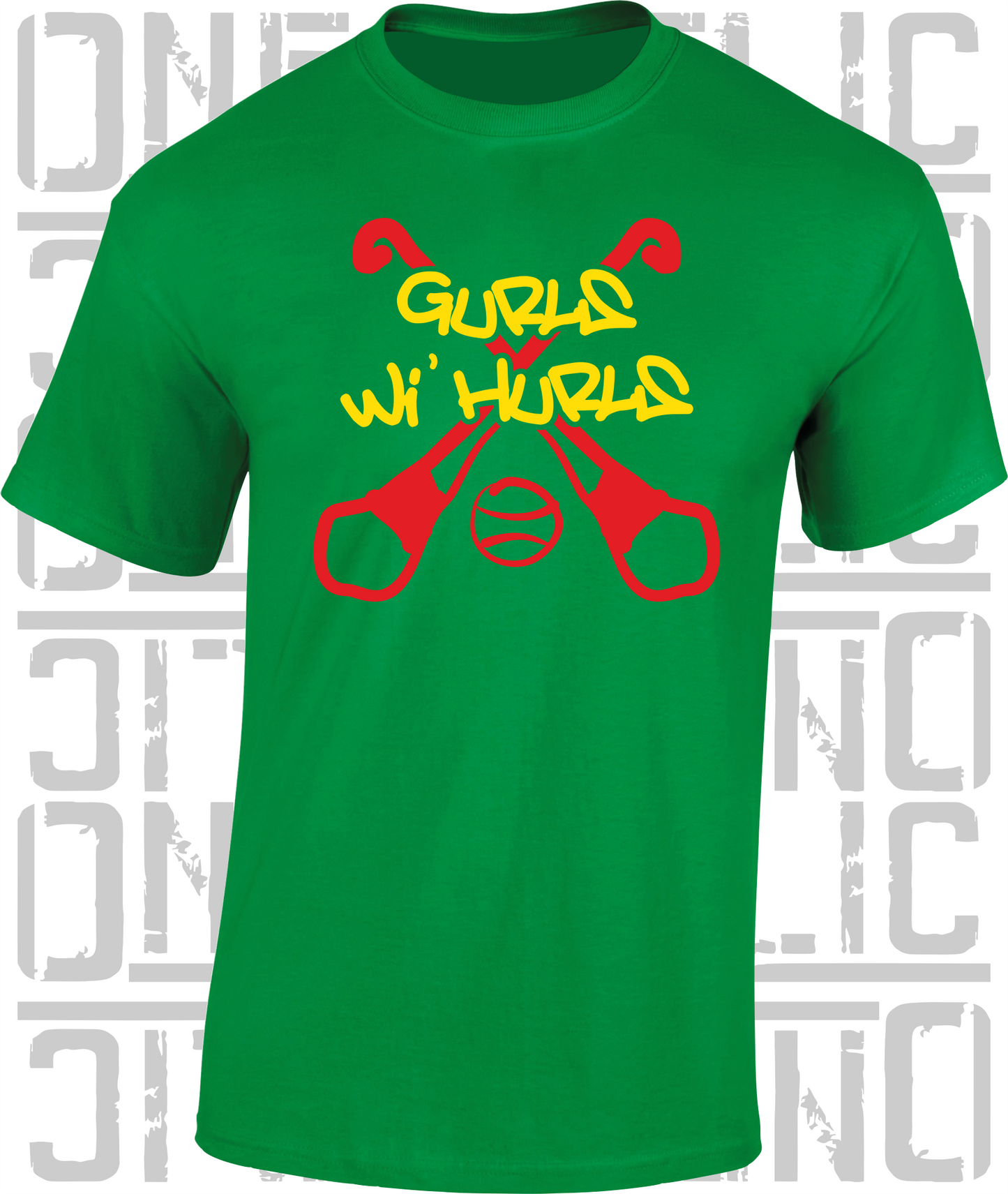 Gurls Wi' Hurls Camogie T-Shirt Adult - All Counties Available