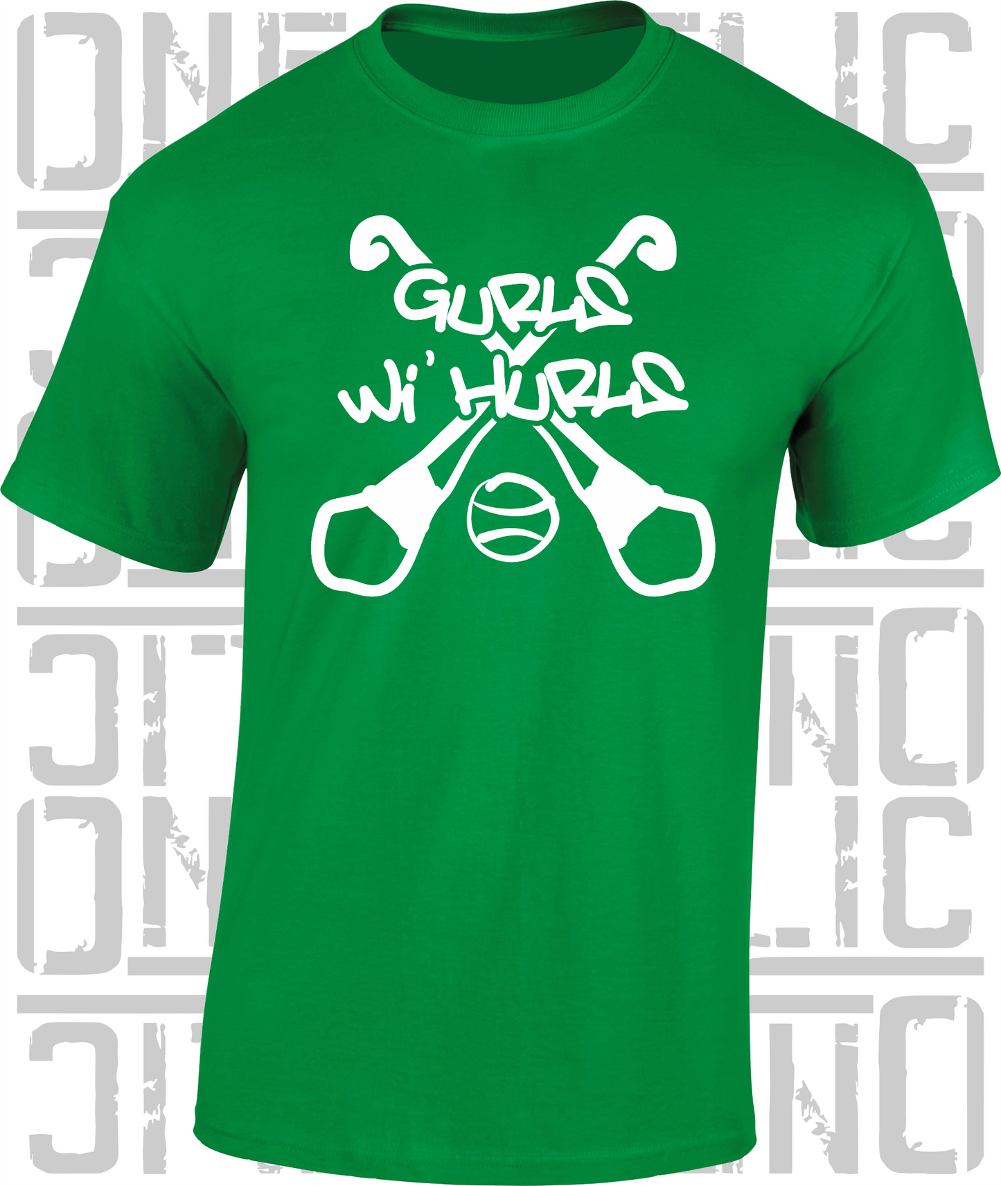 Gurls Wi' Hurls Camogie T-Shirt Adult - All Counties Available