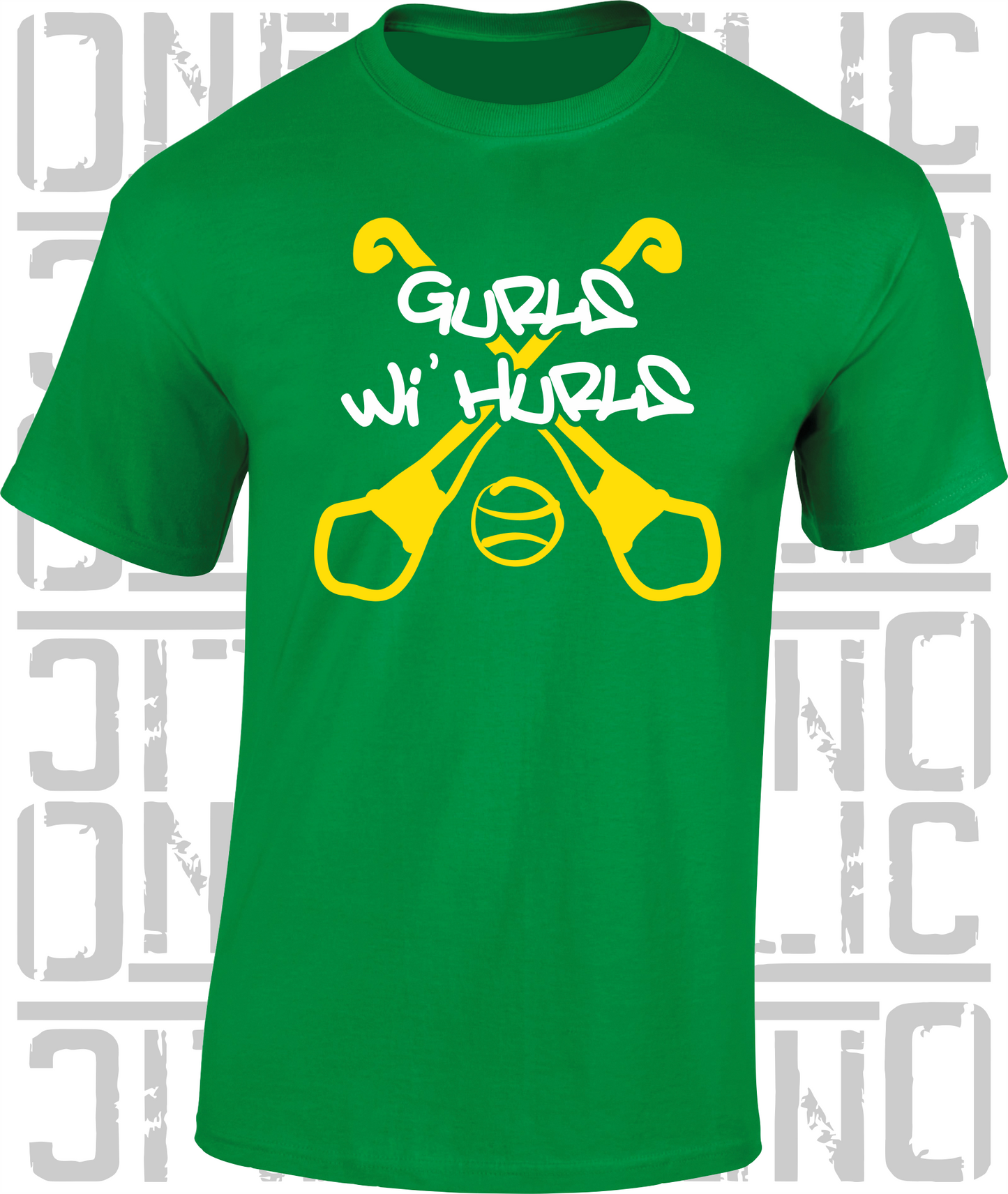Gurls Wi' Hurls Camogie T-Shirt Adult - All Counties Available