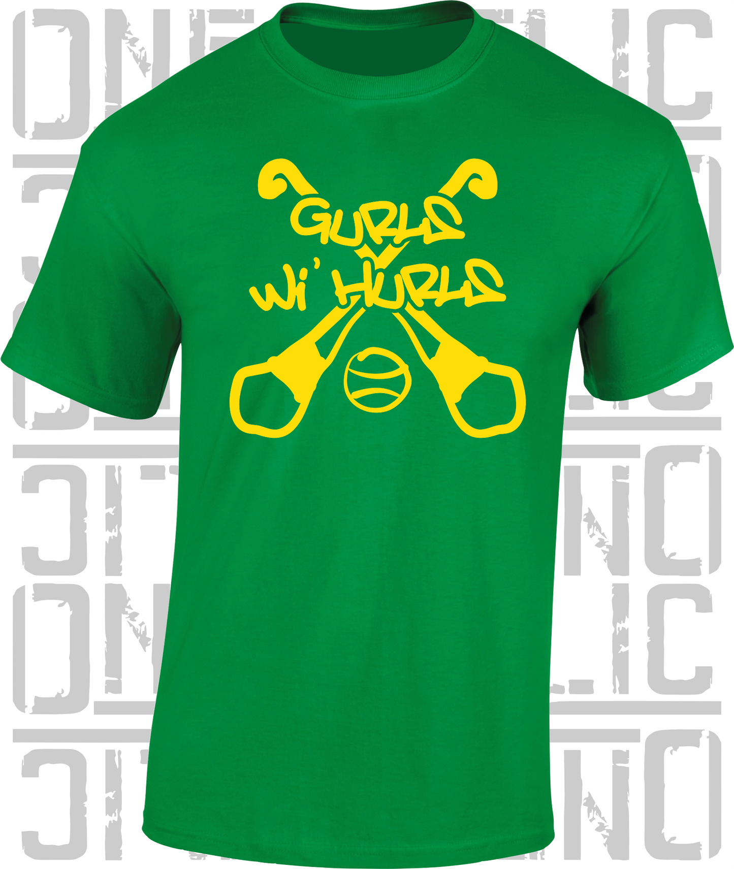 Gurls Wi' Hurls Camogie T-Shirt Adult - All Counties Available