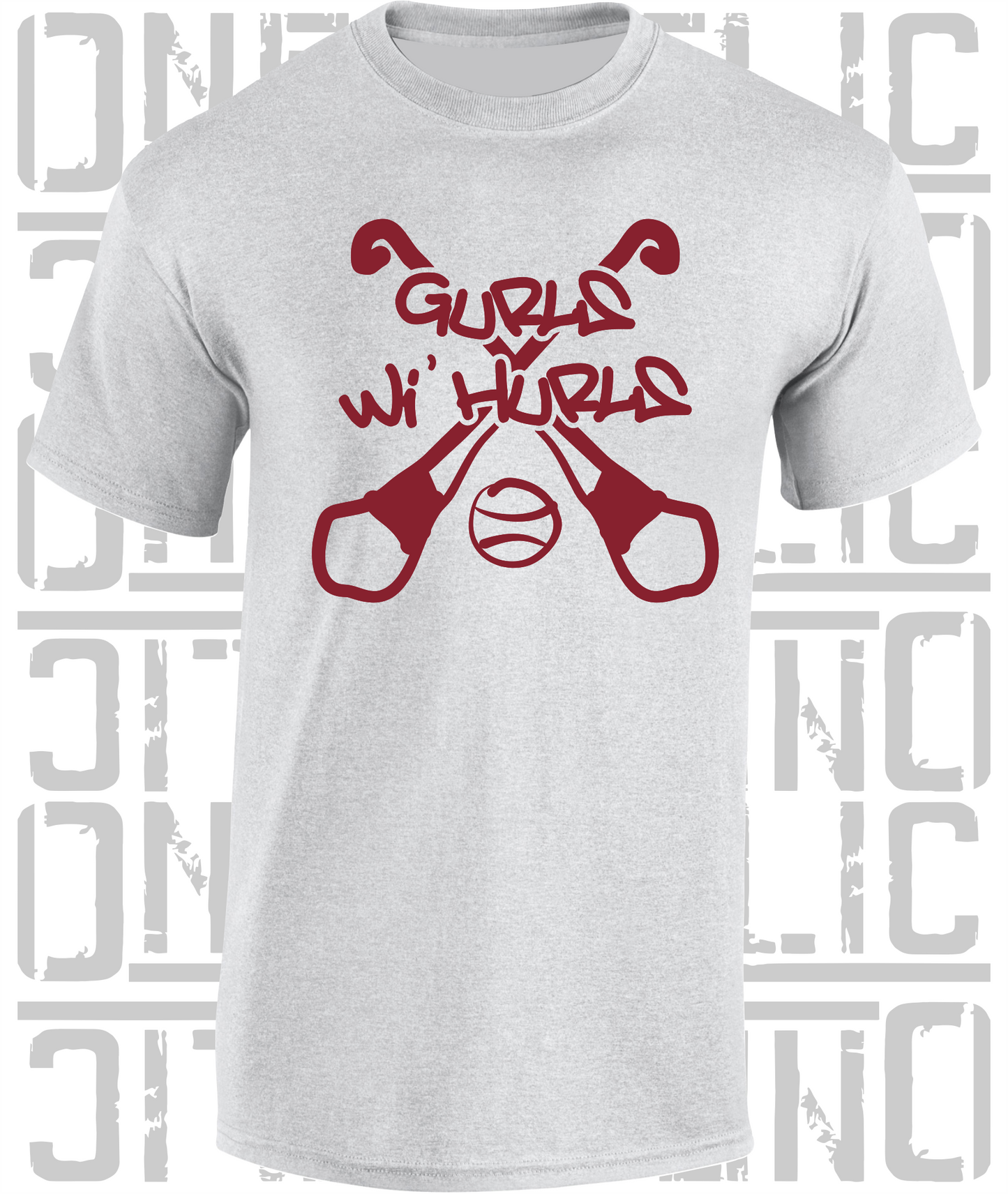 Gurls Wi' Hurls Camogie T-Shirt Adult - All Counties Available