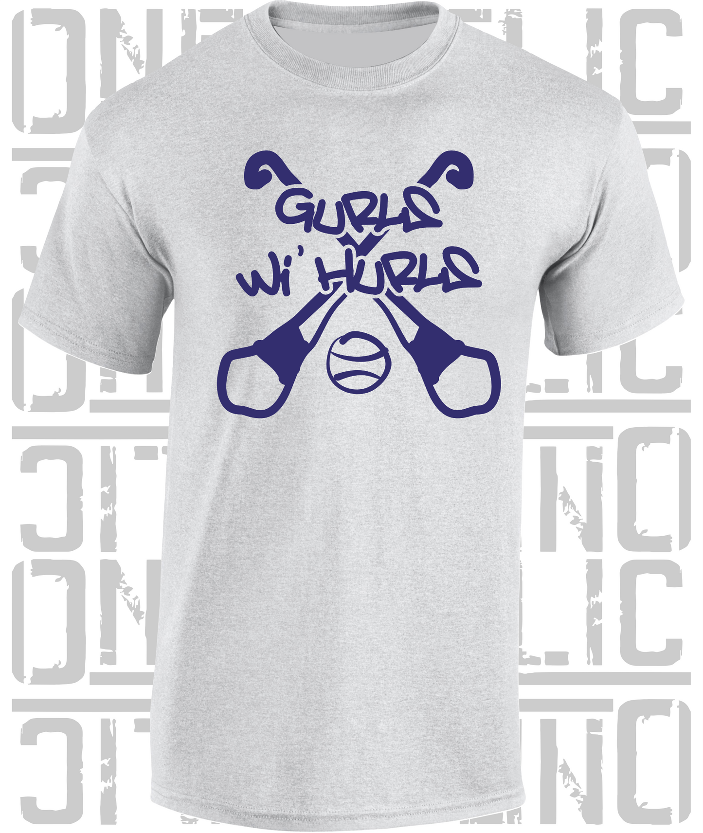 Gurls Wi' Hurls Camogie T-Shirt Adult - All Counties Available