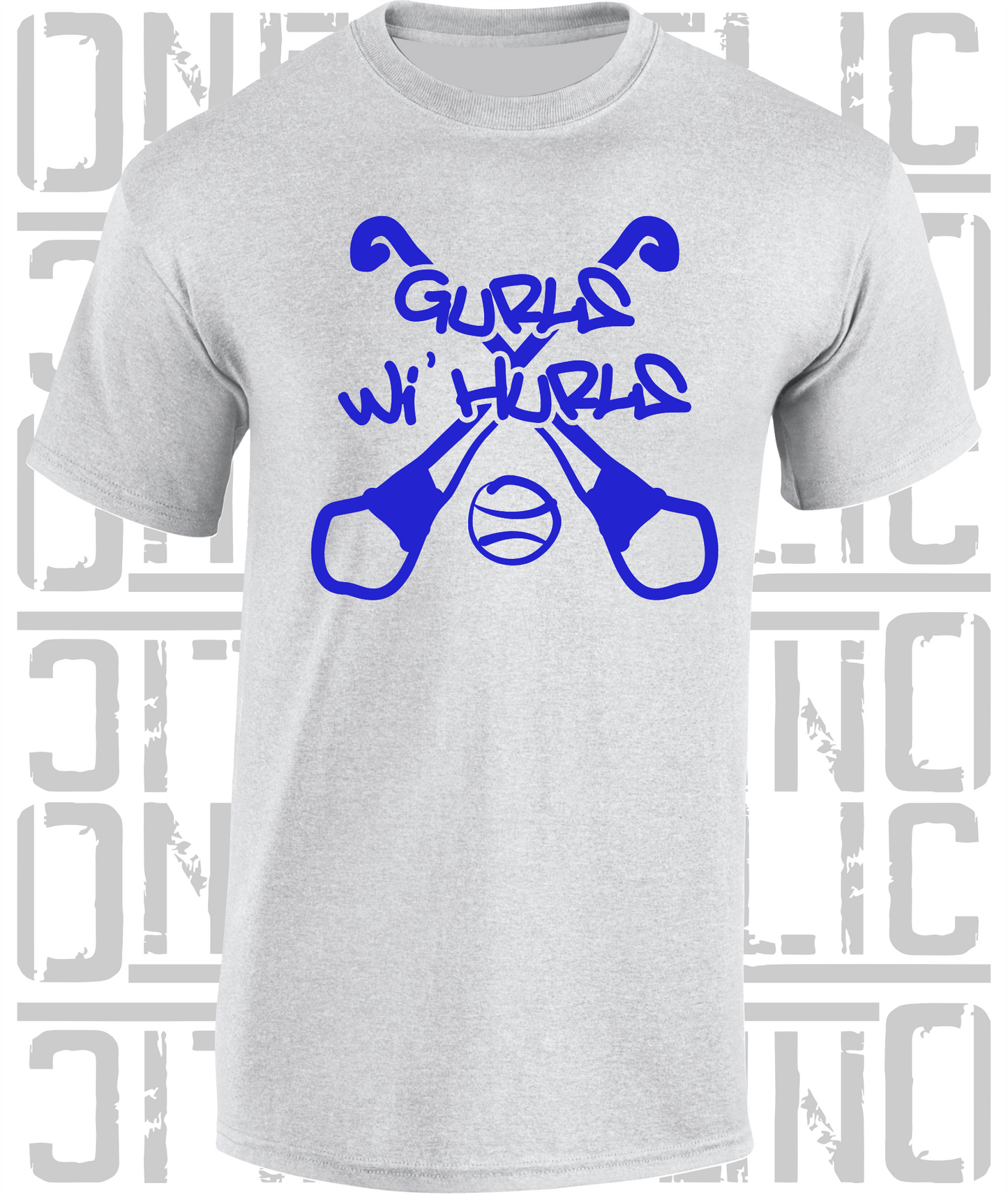 Gurls Wi' Hurls Camogie T-Shirt Adult - All Counties Available