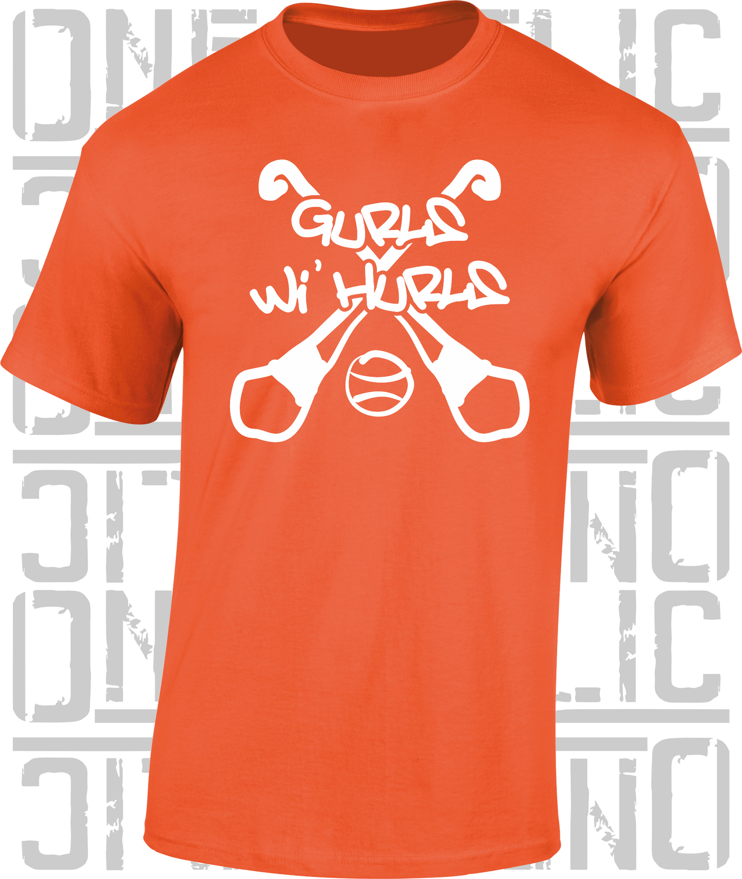 Gurls Wi' Hurls Camogie T-Shirt Adult - All Counties Available