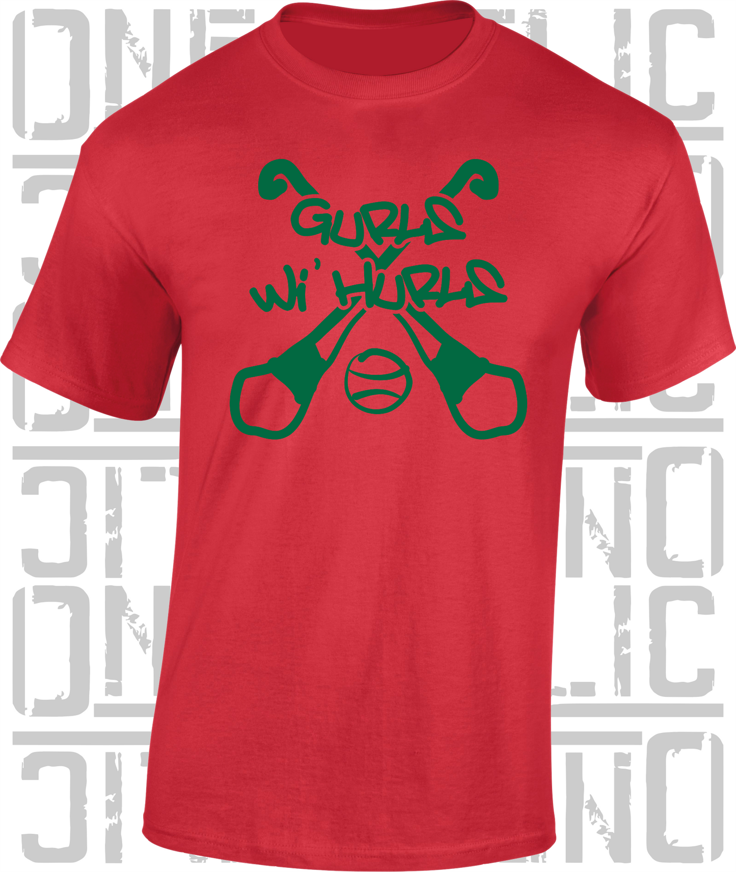 Gurls Wi' Hurls Camogie T-Shirt Adult - All Counties Available