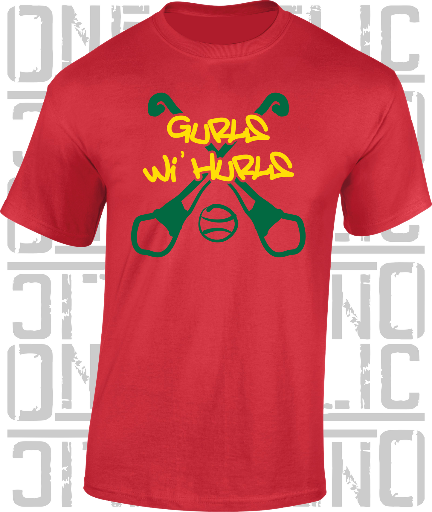 Gurls Wi' Hurls Camogie T-Shirt Adult - All Counties Available
