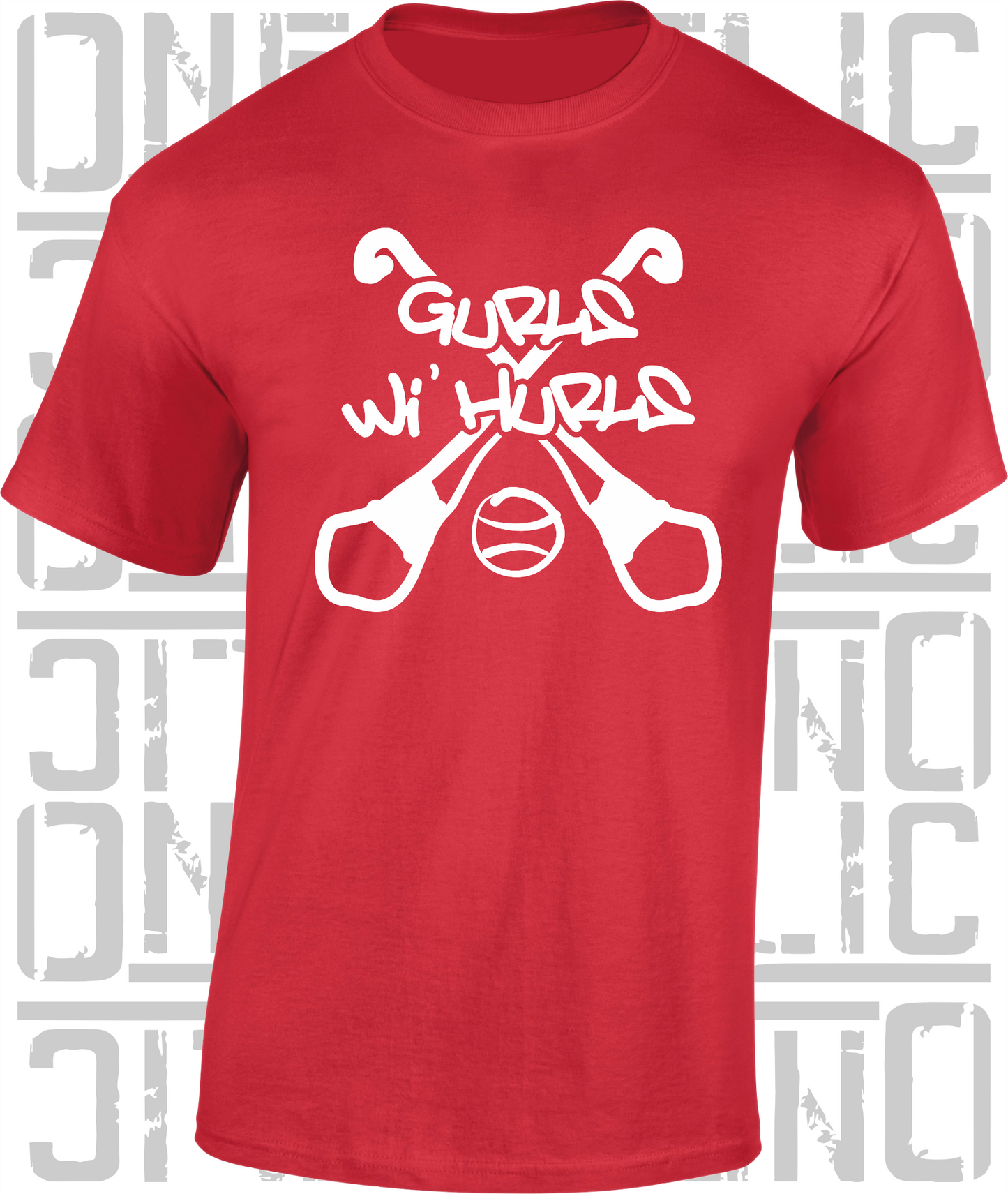 Gurls Wi' Hurls Camogie T-Shirt Adult - All Counties Available