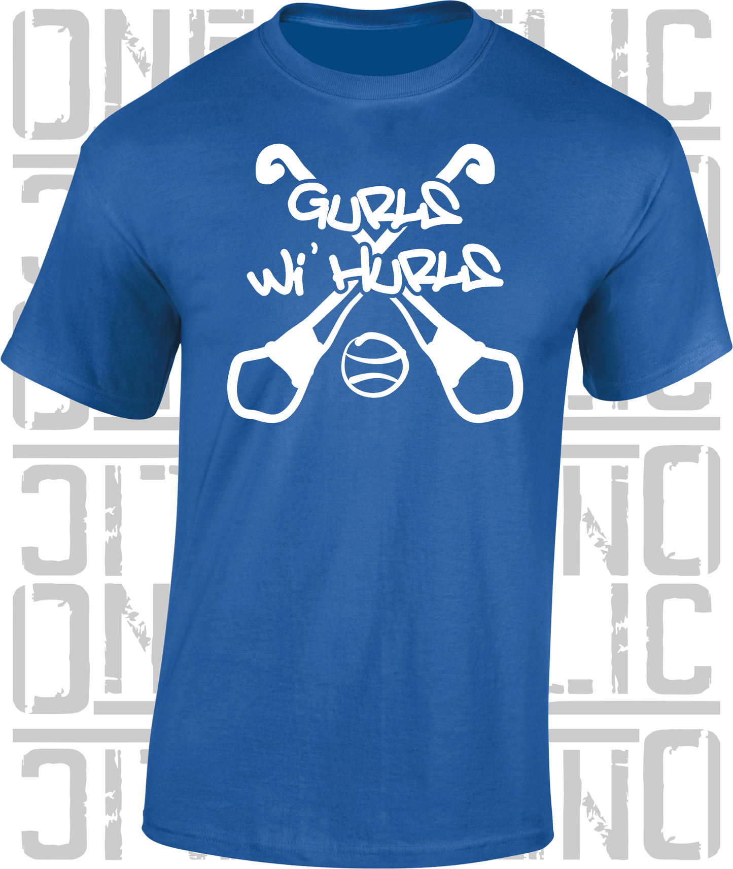 Gurls Wi' Hurls Camogie T-Shirt Adult - All Counties Available