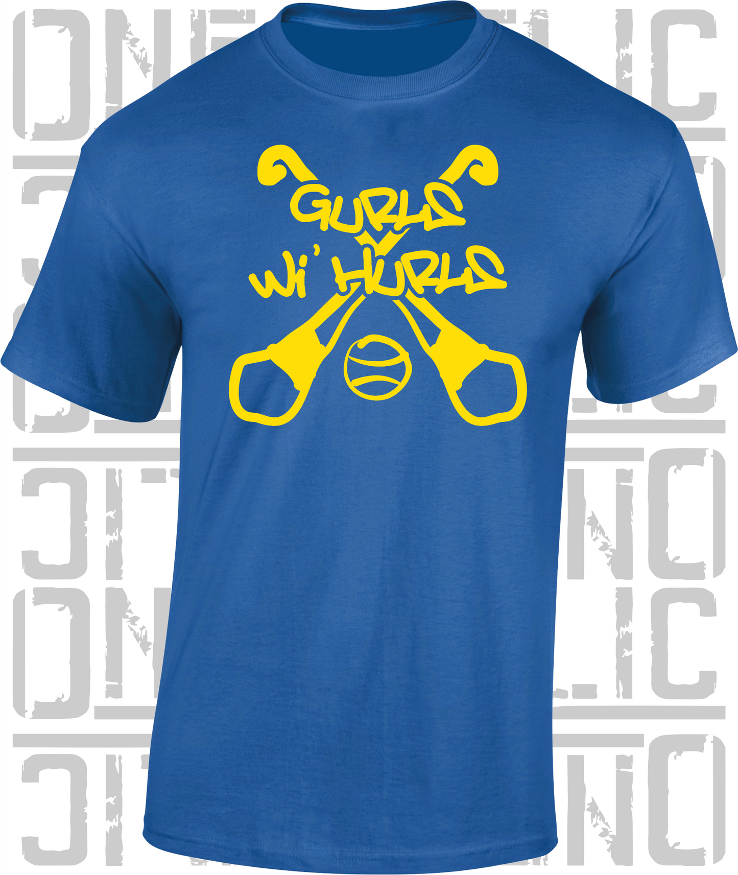 Gurls Wi' Hurls Camogie T-Shirt Adult - All Counties Available