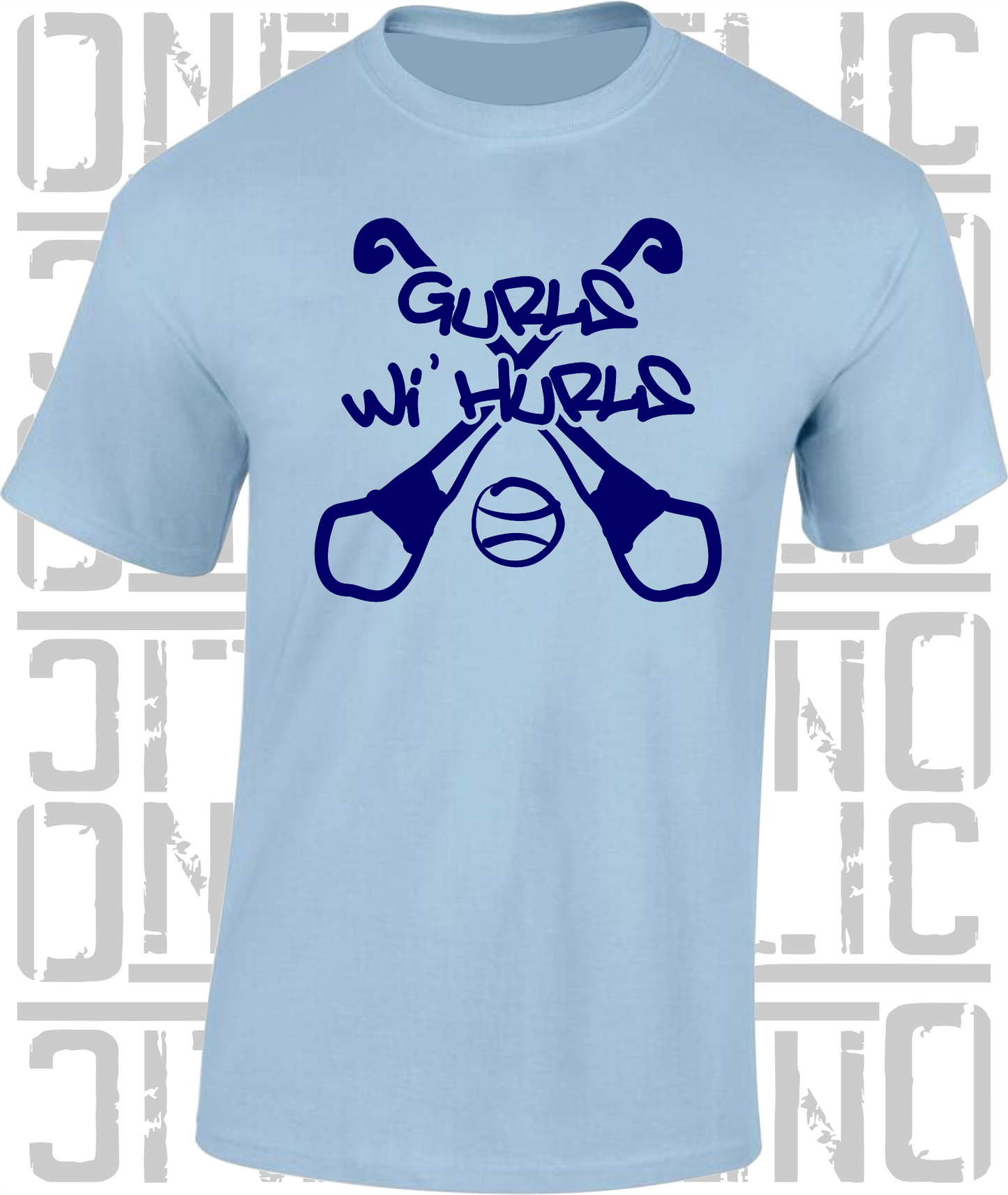 Gurls Wi' Hurls Camogie T-Shirt Adult - All Counties Available