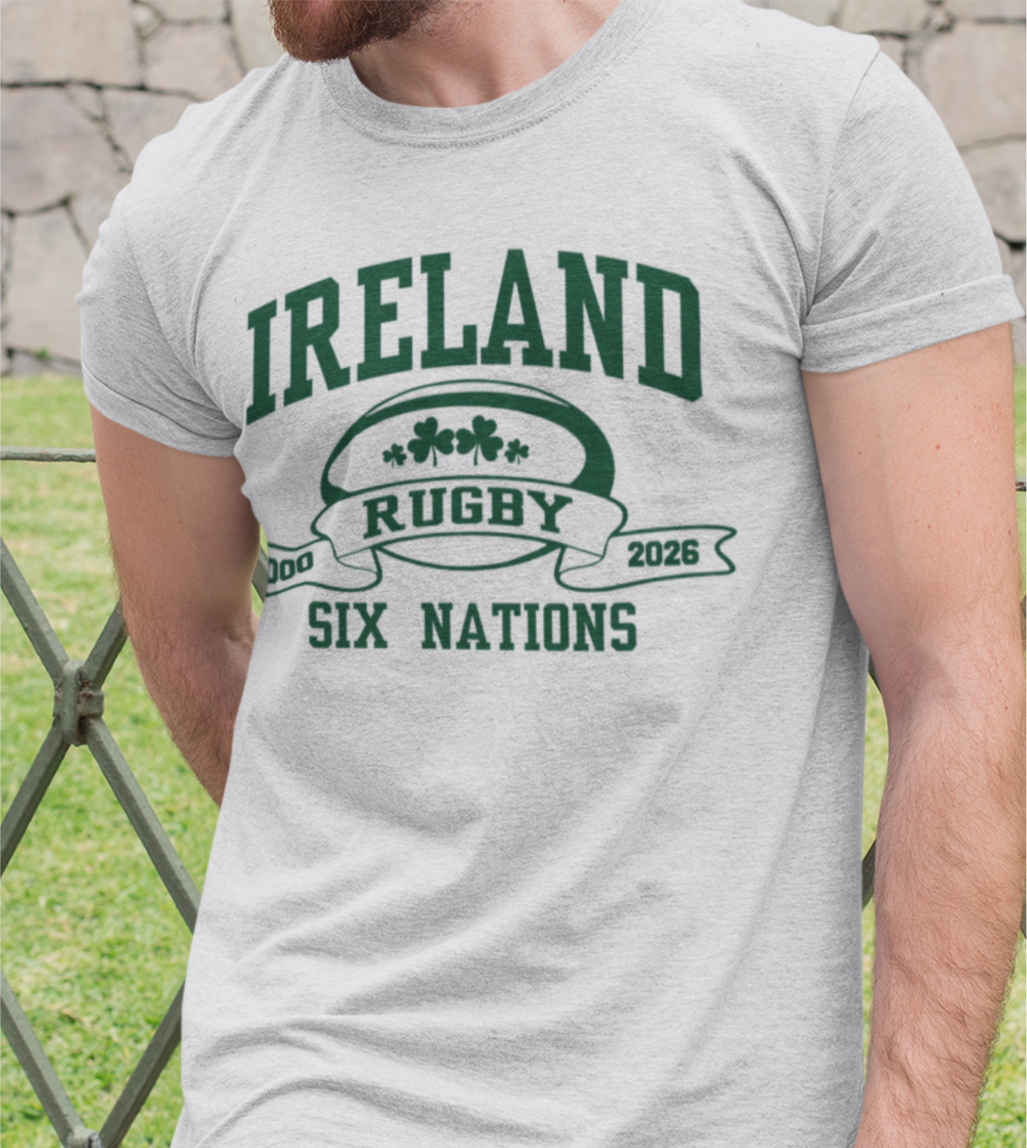 2026 Six Nations Ireland (Irish) Rugby T-Shirt - Adult Sizes