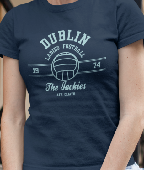 Ladies Gaelic Football T-Shirt - Ladies Skinny-Fit - All Counties Available