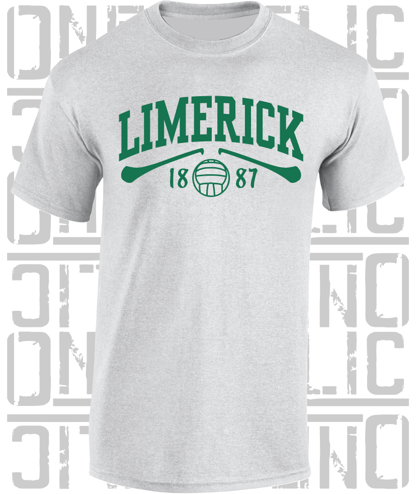 Limerick Gaelic Games T-Shirt - Adult - Hurling, Camogie, Football, Ladies Football