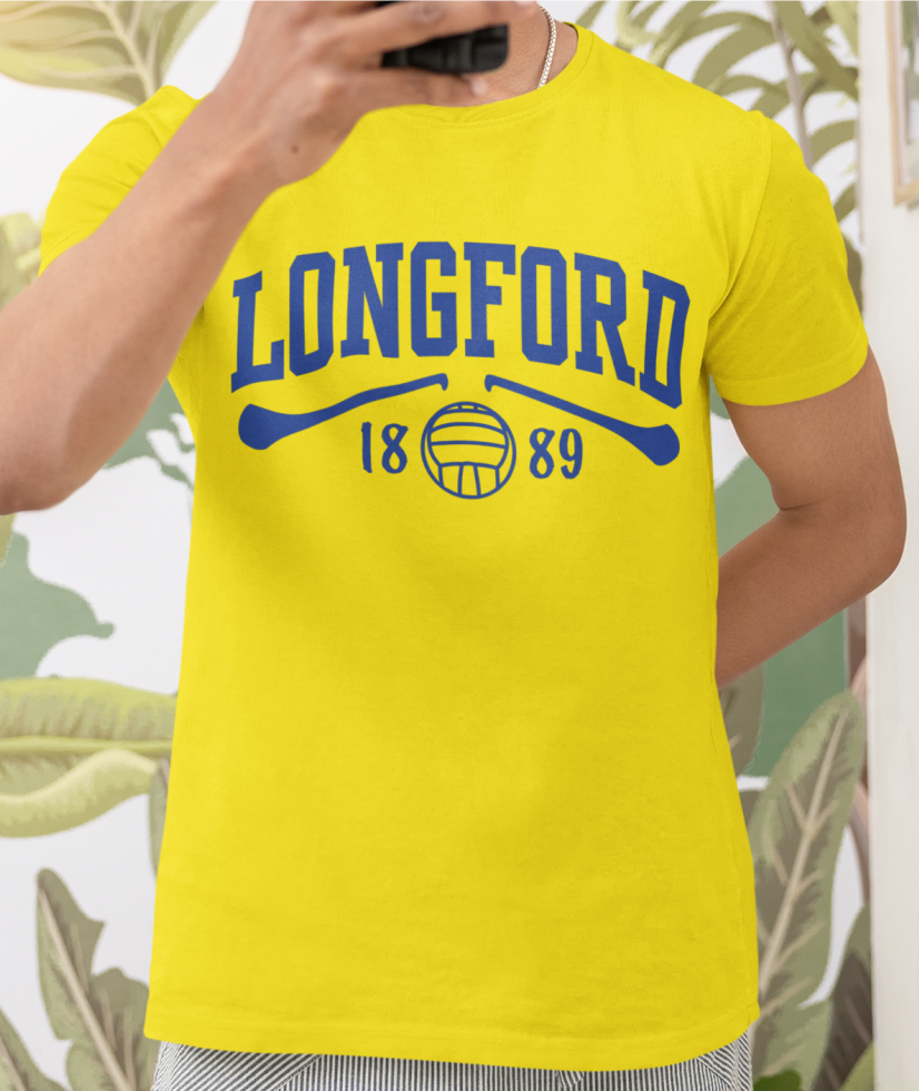 Longford Gaelic Games T-Shirt - Adult - Hurling, Camogie, Football, Ladies Football