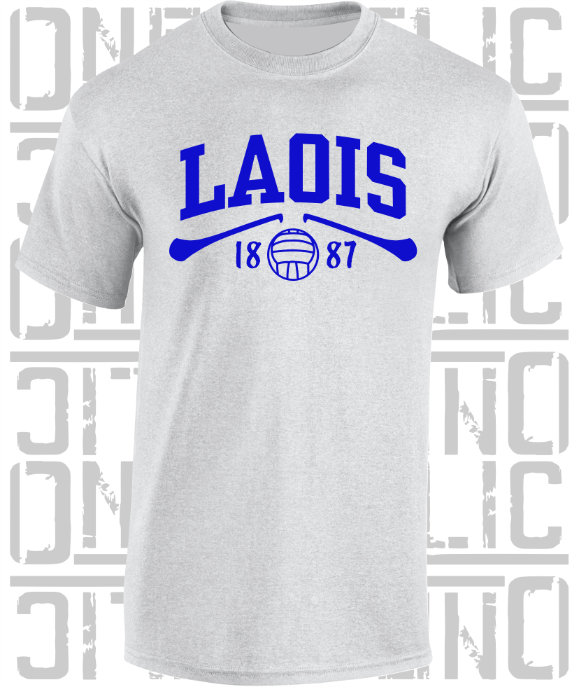 Laois Gaelic Games T-Shirt - Adult - Hurling, Camogie, Football, Ladies Football