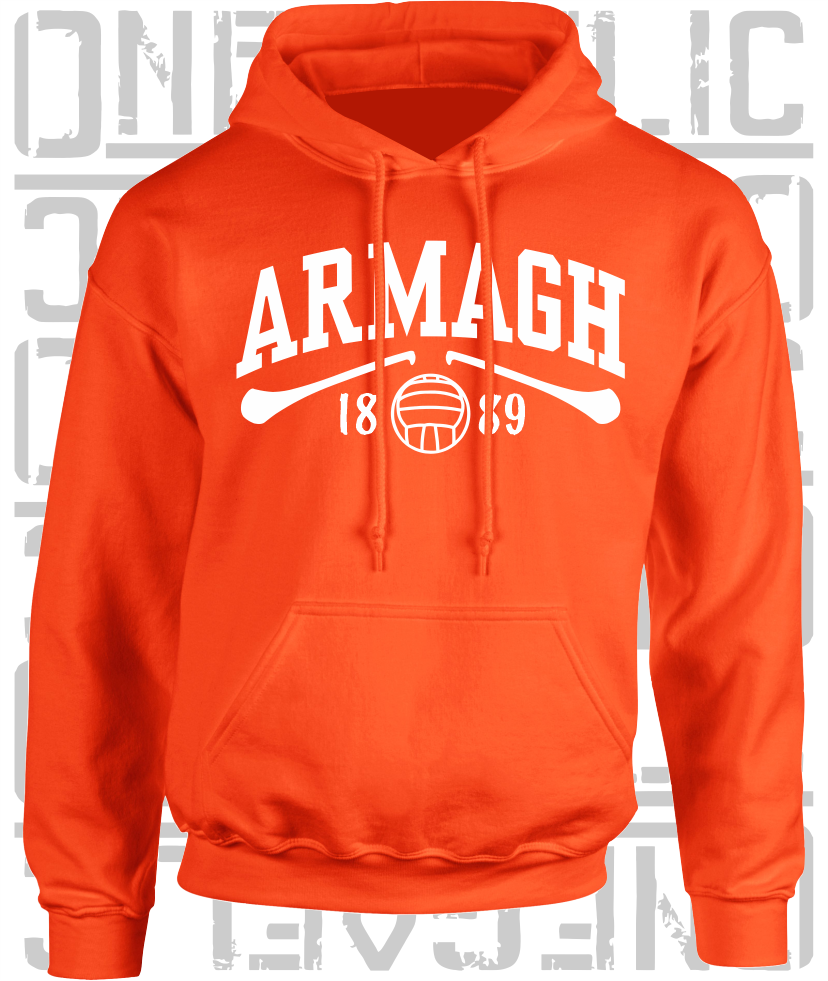 Armagh Gaelic Games Hoodie - Adult - Hurling, Camogie, Football, Ladies Football