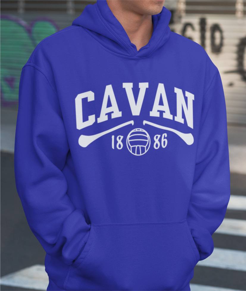 Cavan Gaelic Games Hoodie - Adult - Hurling, Camogie, Football, Ladies Football