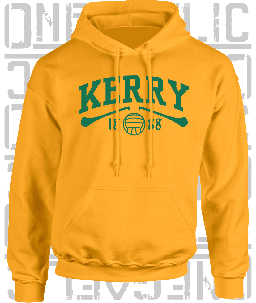 Kerry Gaelic Games Hoodie - Adult - Hurling, Camogie, Football, Ladies Football