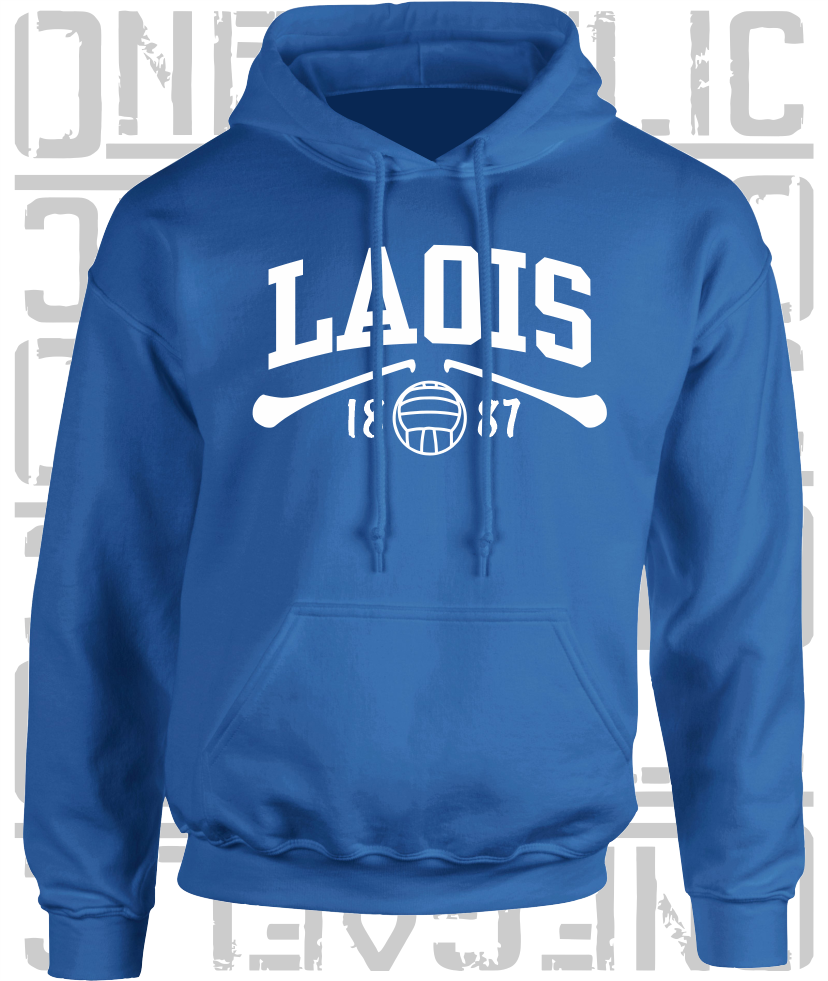 Laois Gaelic Games Hoodie - Adult - Hurling, Camogie, Football, Ladies Football
