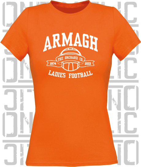 Ladies Football - Gaelic - Ladies Skinny-Fit T-Shirt - Armagh