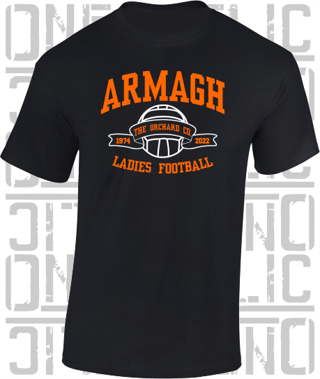 Ladies (Gaelic) Football T-Shirt  - Adult - All Counties Available