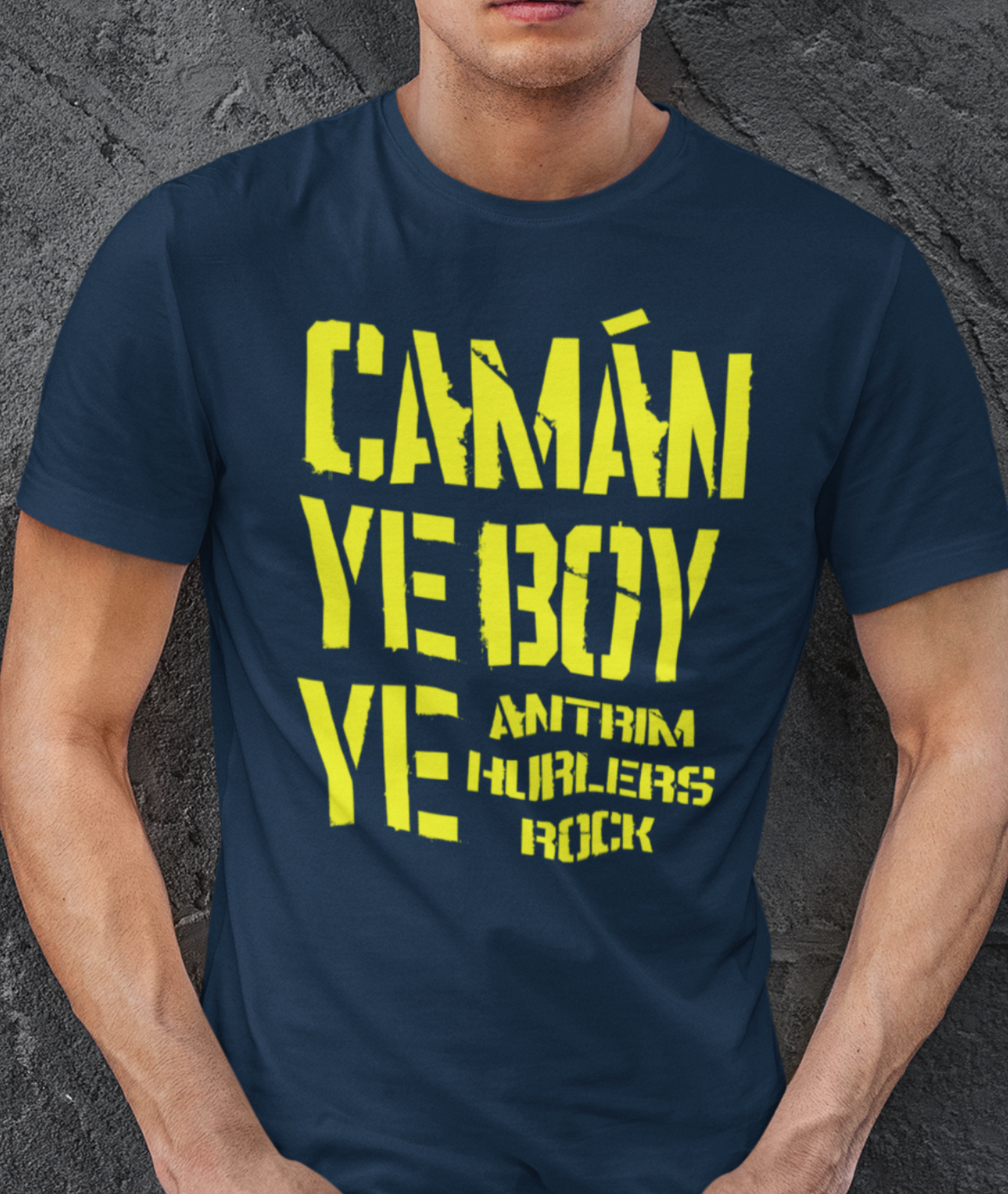 Camán Ye Boy Ye,  Hurling T-Shirt Adult - All Counties Available