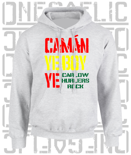 Camán Ye Boy Ye, Hurling Hoodie - Adult - All Counties Available