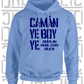 Camán Ye Boy Ye - Hurling Hoodie - Adult - Dublin
