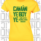 Camán Ye Boy Ye - Hurling T-Shirt Ladies Skinny-Fit - Meath
