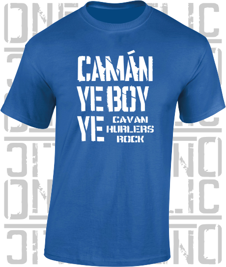 Camán Ye Boy Ye - Hurling T-Shirt Adult - Cavan