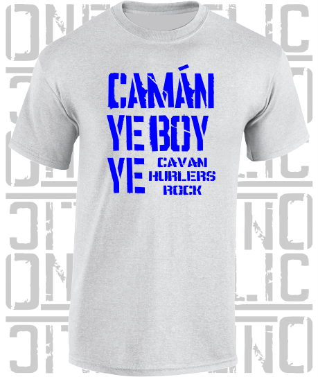 Camán Ye Boy Ye - Hurling T-Shirt Adult - Cavan