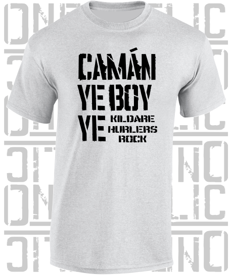 Camán Ye Boy Ye, Hurling T-Shirt Adult - All Counties Available