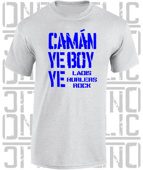 Camán Ye Boy Ye, Hurling T-Shirt Adult - All Counties Available