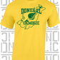 County Map Camogie T-Shirt - Adult - Donegal