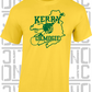 County Map Camogie T-Shirt - Adult - Kerry