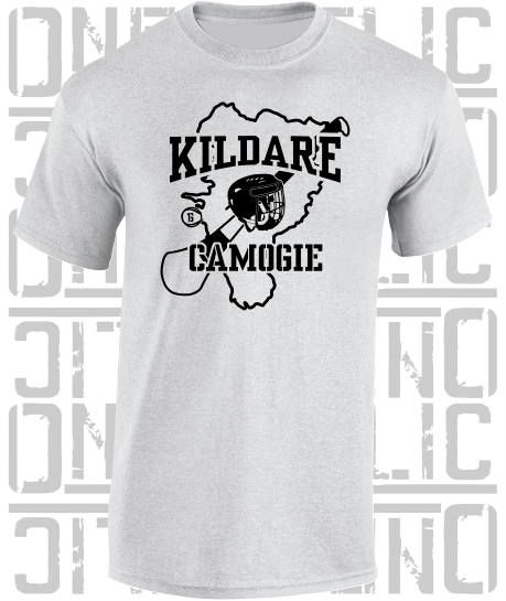 County Map Camogie T-Shirt - Adult - Kildare