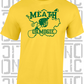 County Map Camogie T-Shirt - Adult - Meath