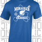 County Map Camogie T-Shirt - Adult - Monaghan