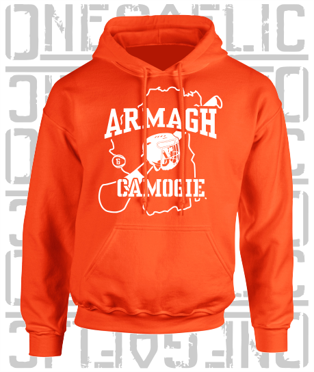 County Map Camogie Hoodie - Adult - Armagh