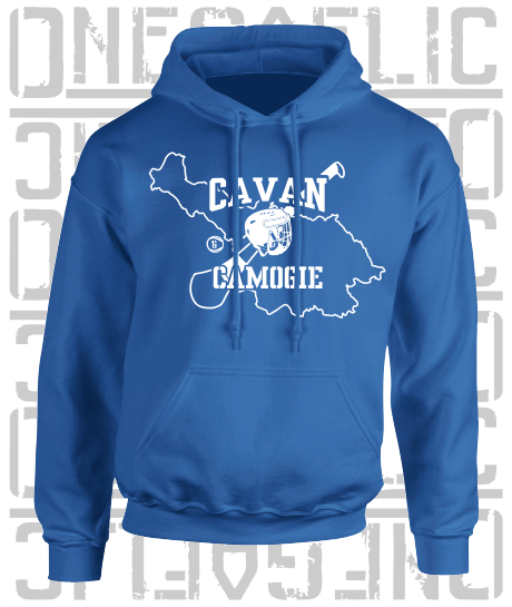 County Map Camogie Hoodie - Adult - All Counties Available