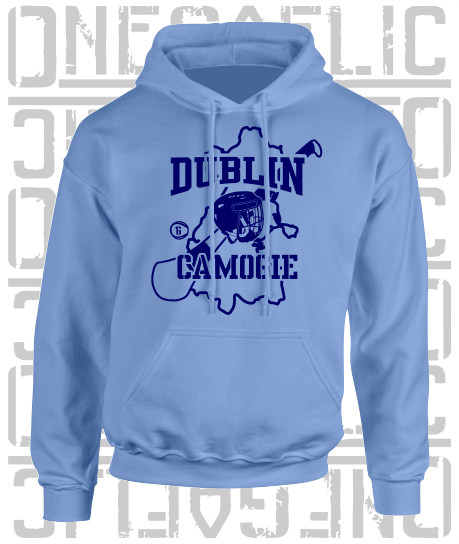 County Map Camogie Hoodie - Adult - All Counties Available