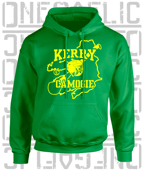 County Map Camogie Hoodie - Adult - All Counties Available