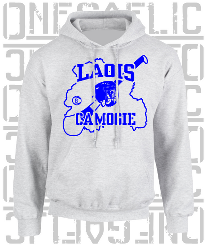 County Map Camogie Hoodie - Adult - Laois