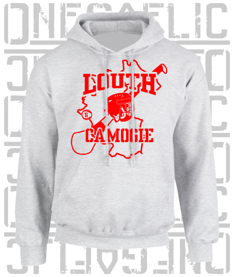 County Map Camogie Hoodie - Adult - Louth