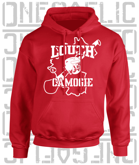County Map Camogie Hoodie - Adult - Louth