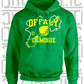 County Map Camogie Hoodie - Adult - Offaly