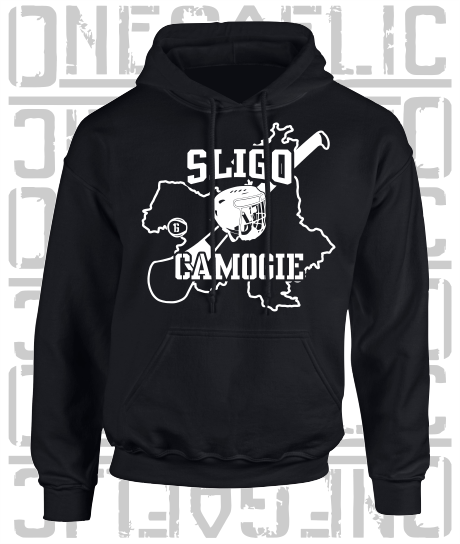 County Map Camogie Hoodie - Adult - All Counties Available