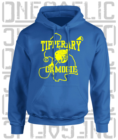 County Map Camogie Hoodie - Adult - All Counties Available