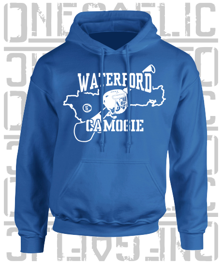 County Map Camogie Hoodie - Adult - All Counties Available