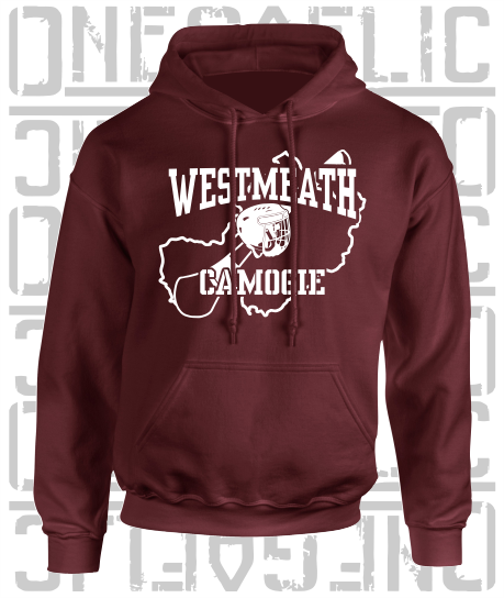 County Map Camogie Hoodie - Adult - All Counties Available